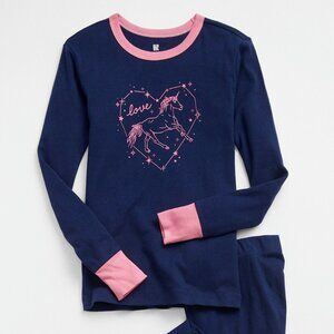 Gap Kids 100% Organic Cotton Pajamas Girls Unicorn PJ Set